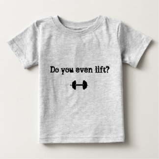 "Licht je zelfs op?" Baby T-shirt