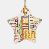 Licht Keramisch Ornament (Rechts)