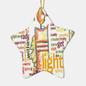 Licht Keramisch Ornament (Links)