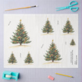  licht kerstboom tissuepapier (Craft)