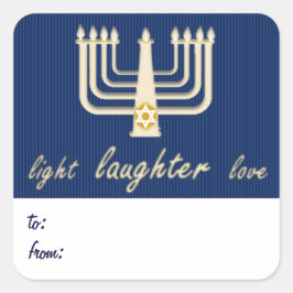 Licht Lachen Liefde Chanoeka Gift Label