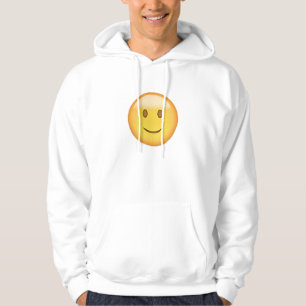 Licht lachend gezicht Emoji Hoodie