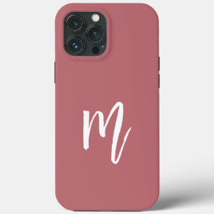 Licht lichtschot met stijlvol Initiaal iPhone 13 Pro Max Hoesje