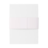 Licht Magenta Roze Monogram Bruiloft Uitnodigingen Wikkel (Achterkant Voorbeeld)