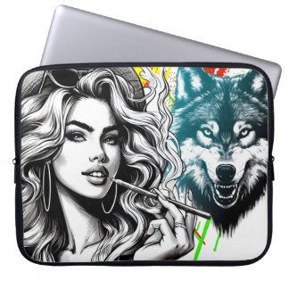 Licht me op - Inkt collecties Laptop Sleeve
