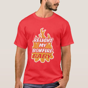 LICHT MIJN BONFIRE BABY Bonfire Night Guy Fawkes T-shirt