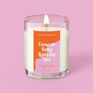 Licht mijn label voor modern product voedselcontainer etiket