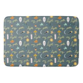 Licht Mijn pad Badmat