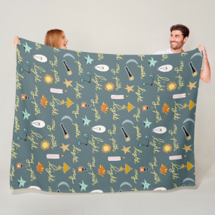 Licht Mijn pad Fleece Deken