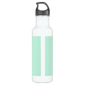 Licht Mint Green High End, gekleurd Waterfles (Achterkant)