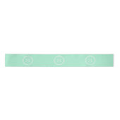 Licht Mint Green High-end gekleurde aanpassing Lint (Voorkant)