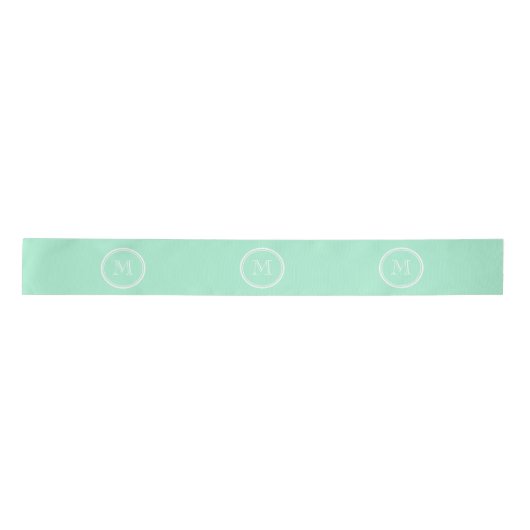 Licht Mint Green High-end gekleurde aanpassing Lint (Voorkant)