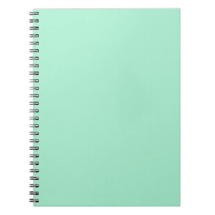 Licht Mint Green High-end gekleurde aanpassing Notitieboek