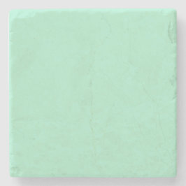 Licht Mint Green High-end gekleurde aanpassing Stenen Onderzetter