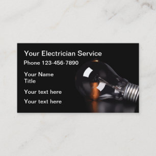 Licht Moderne Elektromonteur Visitekaartje