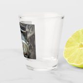 Licht motorfiets shot glas (Rechts)