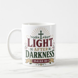 Licht na duisternis spirituele hoop citaat koffiemok