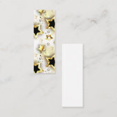 Licht naadloos met gouden sterren contactkaartje (Voorkant / Achterkant)