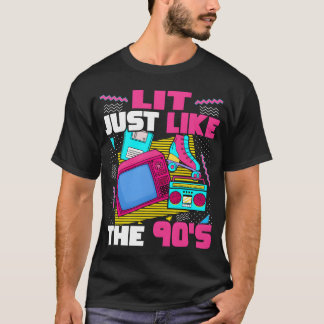 Licht net als de jaren 90 90s esthetiek nostalgie  t-shirt