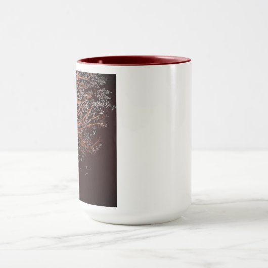 Licht omhoog Cherry Blossoms 15 oz. mok (Midden)