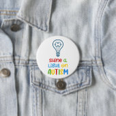 Licht op autisme Button weergeven (In situ)