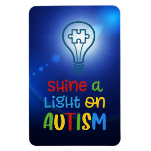 Licht op autisme weergeven magneet
