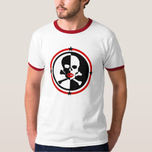 Licht op de schedel en kruisbeen t-shirt