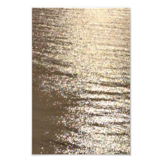 Licht op Water | Glanzend Water  Foto Afdruk