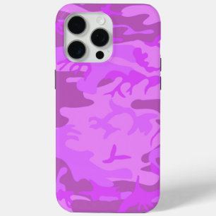 Licht Paars Camouflage iPhone 15 Pro Max Hoesje