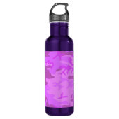 Licht Paars Camouflage Waterfles (Voorkant)