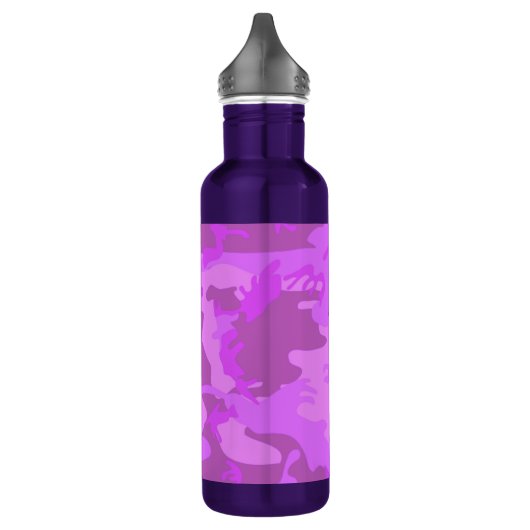 Licht Paars Camouflage Waterfles (Links)