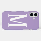 Licht Paarse Monogrammen Naam Cool Gift Party Favo Case-Mate iPhone Case (Achterkant (horizontaal))