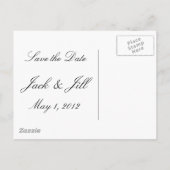 Licht prijsopslaan Datum Aankondigingskaart (Achterkant)