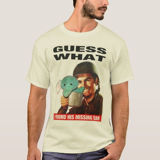 (Licht) Raad eens wat WWII Poster T-shirt (Voorkant)