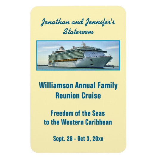 Licht RFN1 Cruise Stateroom Deurmarkering Magneet (Verticaal)