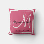 Licht Roos Roze bruiloft keepaardkussen Kussen (Voorkant)