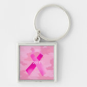 Licht roze Camouflage Roze Lint Sleutelhanger Datu (Voorkant)
