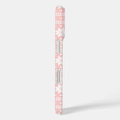 Licht roze Fair Isle Kersttrui patroon Case-Mate iPhone Case (Achterkant / Rechts)