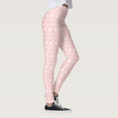 Licht roze Fair Isle Leggings (Rechts)