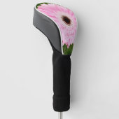Licht roze Gerbera Daisy Floral gepersonaliseerd Golfheadcover (Schuin)