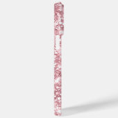 Licht Roze Glitter Glam Handtekening Case-Mate iPhone Case (Achterkant / Rechts)
