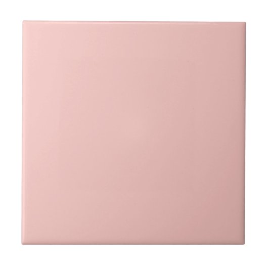 Licht roze gossamer, stevige kleurenroze tegeltje (Voorkant)