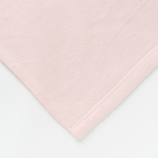 Licht roze Grieks Zeer belangrijk Lijst #2 Monogra Fleece Deken (Hoek)