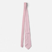 Licht roze, ingewikkeld gotisch Filigree Tile Stropdas (Achterkant)