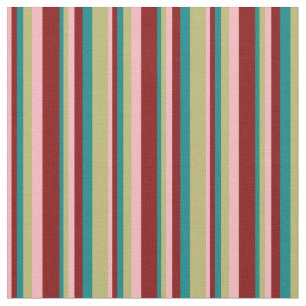 Licht roze, Maroon, Blauwgroen & donker gekleurd k Stof