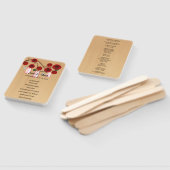 Licht Rustisch Rood Mason Jars Weddenschap Handwaaier (Niet-gemonteerd)