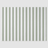 Licht saliegroen en witte streep tissuepapier (Voorkant)