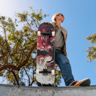 Licht Schaduw Wolf Spirit Dier Fantasie Skateboard