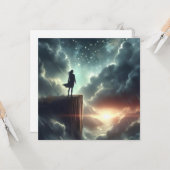 Licht schetsen kaart (Voorkant / Achterkant in situ)