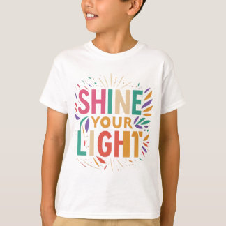 Licht schetsen t-shirt
